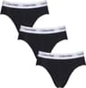 Calvin Klein Bomull Stretch Briefs 3-pack - Svart