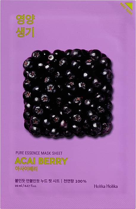 Holika Holika Pure Essence Mask Sheet Acai Berry 20ml