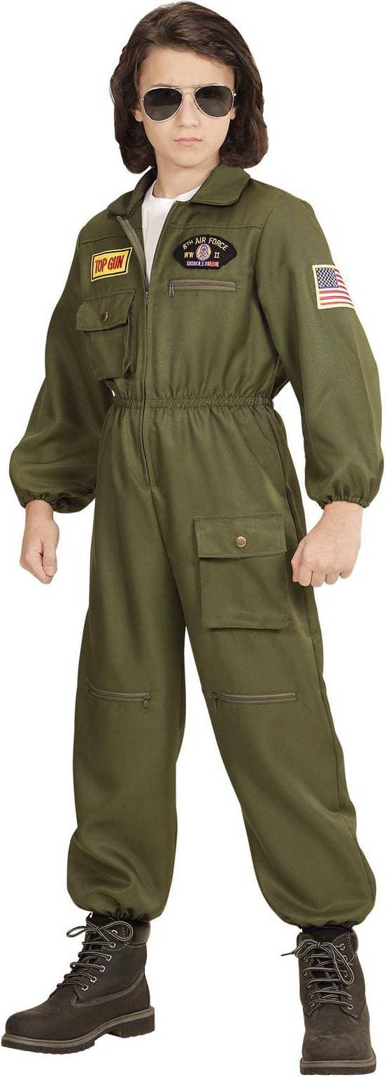 Widmann Fighter Jet Pilot Childrens Costume