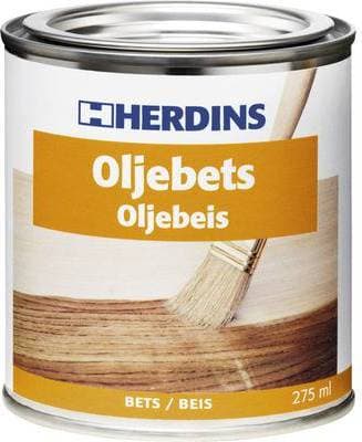 Herdins Oljebets Lasyrfärg Brun 0.275L