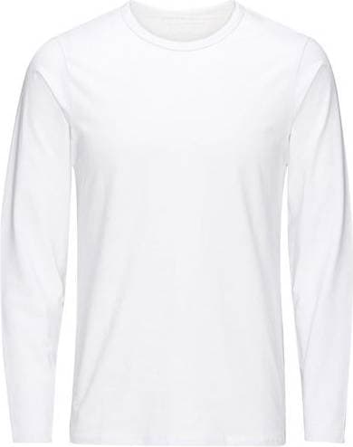 Jack & Jones Solid Long Sleeved T-shirt - White/White