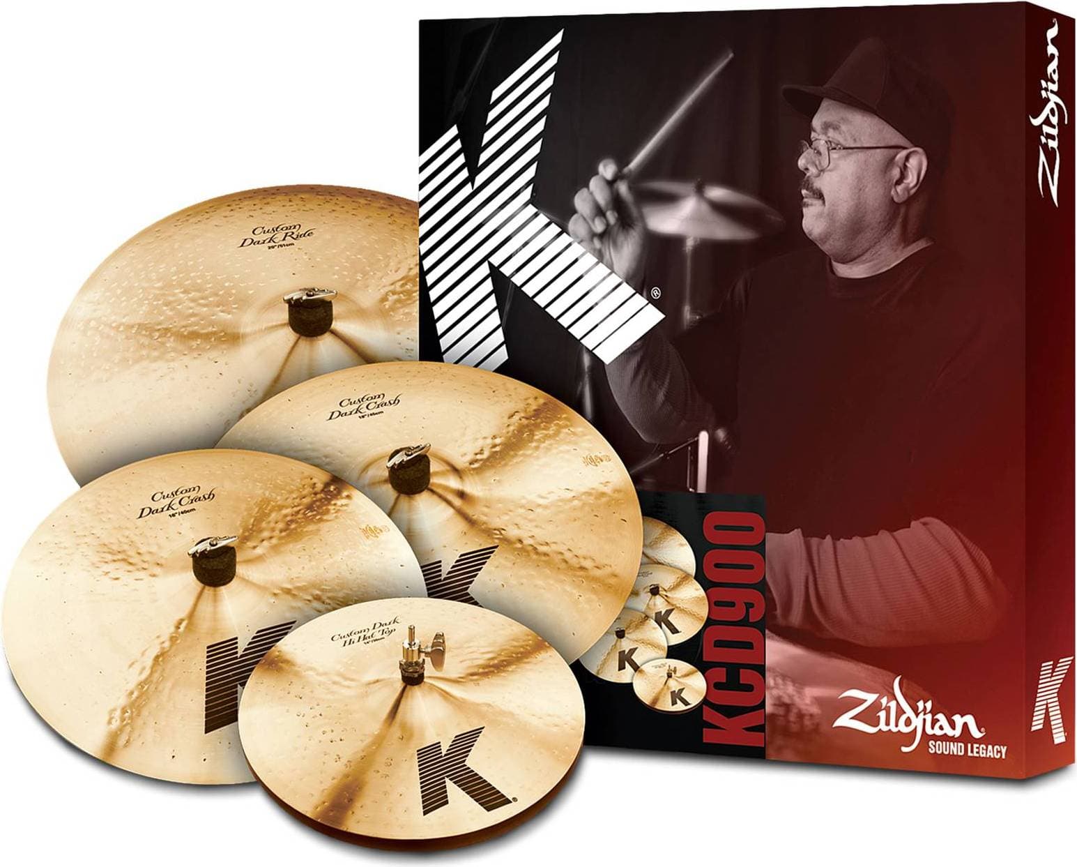 Zildjian KCD900 K Custom Dark Cymbal Pack