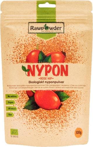 Rawpowder Nyponpulver EKO 300g