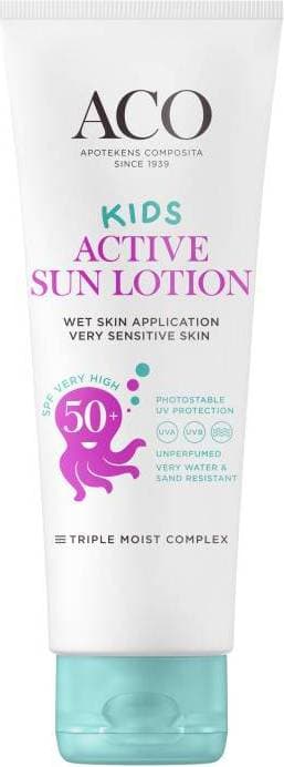 ACO Kids Active Sun Lotion SPF50+ 250ml