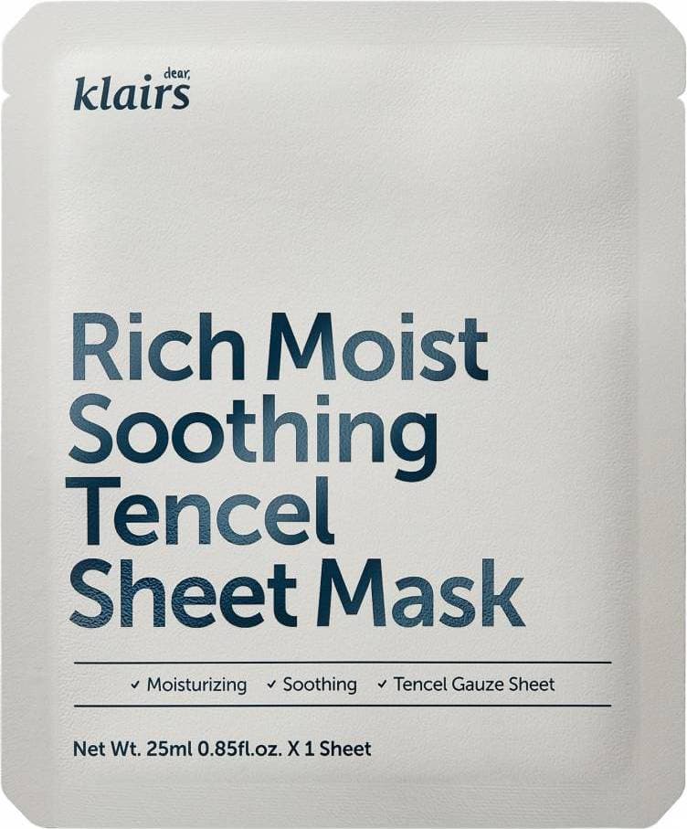 Klairs Rich Moist Soothing Tencel Sheet Mask 25ml