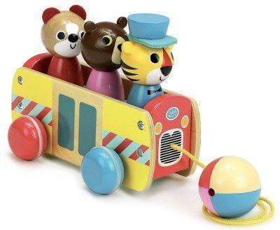 Vilac Bus Pull Toy by Ingela P.A. 7736