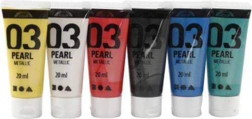 A Color Acrylic Paint Pearl Metallic 03 6x20ml