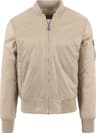 Urban Classics Basic Bomber Jacket Beige