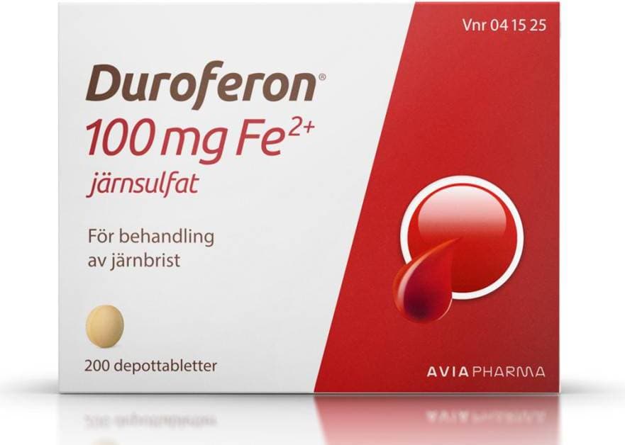 Avia Pharma Duroferon Fe2+ 100mg 200 st