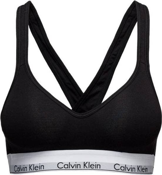 Calvin Klein Modern Cotton Lift Bralette - Black