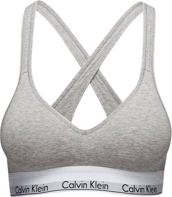Calvin Klein Modern Cotton Bralette - Grey Heather