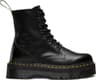 Dr. Martens Jadon Smooth Leather Platform Boots- Black