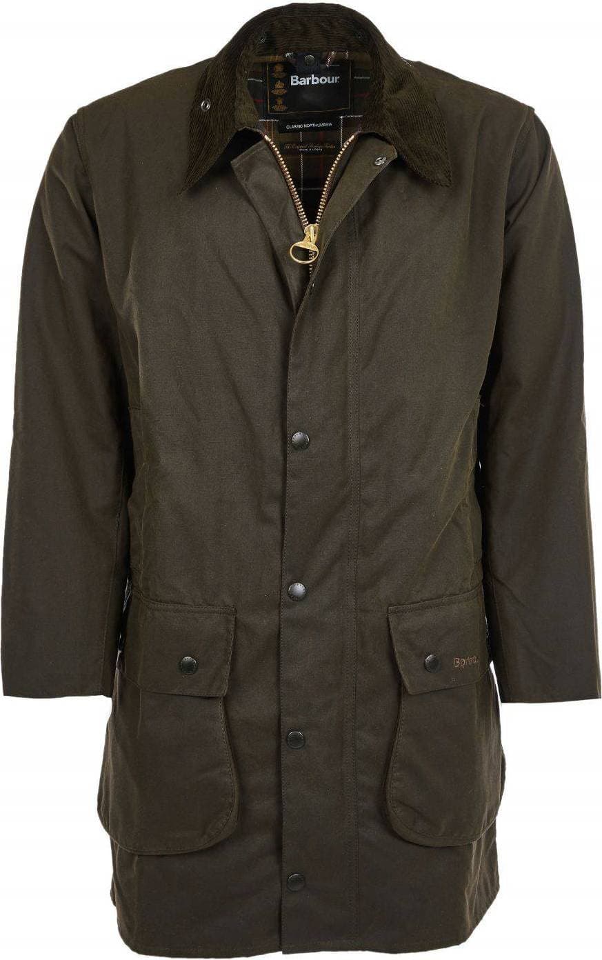 Barbour Classic Northumbria Wax Jacket - Olive