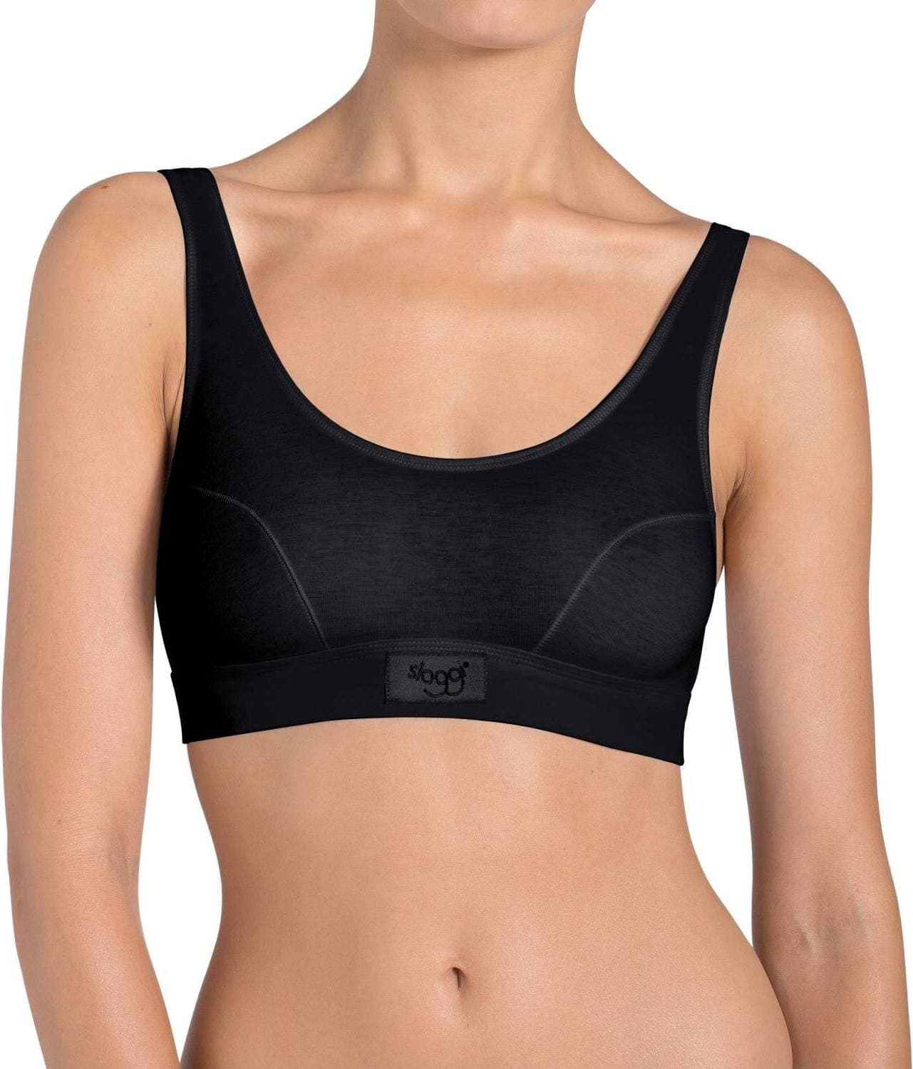 Sloggi Double Comfort Crop Top - Black