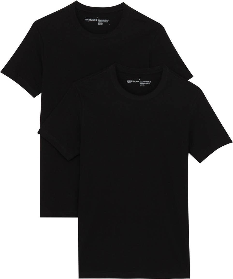 Bread & Boxers Crew-Neck T-shirt 2-pack - Black