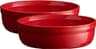 Emile Henry Creme Brulee Burgundy Ramekin 13 cm