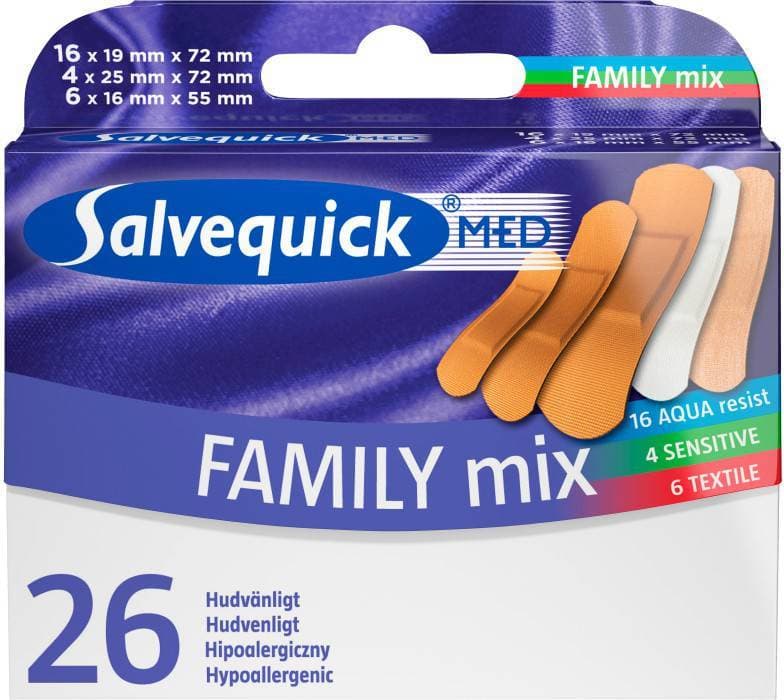 Salvequick Family Mix 26-pack