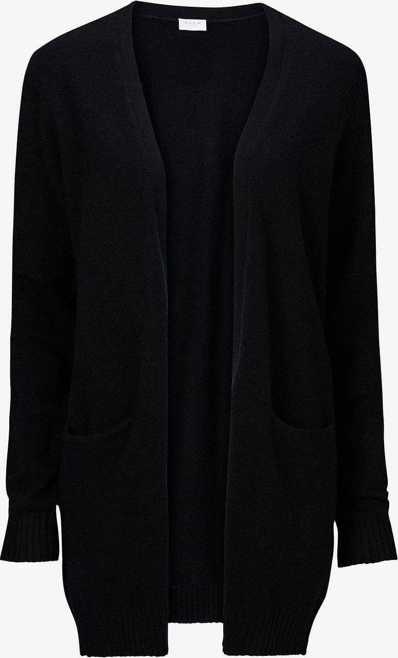 Vila Basic Knitted Cardigan - Black/Black