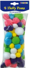 PlayBox Fluffy Poms 100 pcs