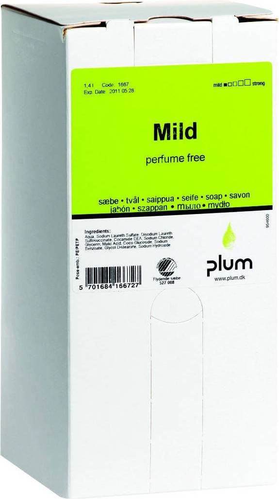 Plum Mild Cream Soap 1400ml 8-pack
