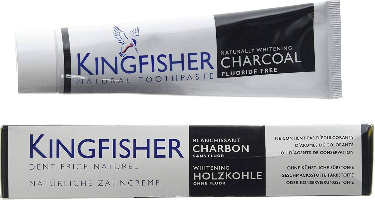 Kingfisher Charcoal Fluoride Free Toothpaste 100ml