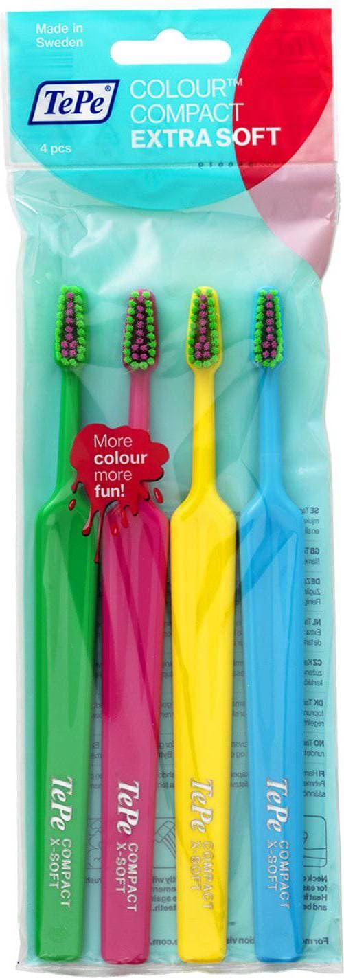 TePe Colour Compact Extra Soft 4-pack