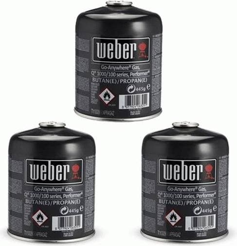 Weber Disposable Gas Bottle 445g Fylld flaska