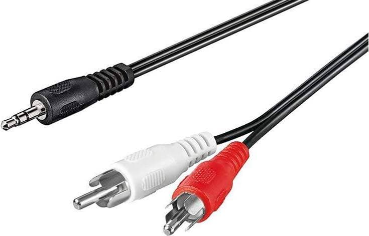 Goobay 3.5mm - 2xRCA M-M 3m