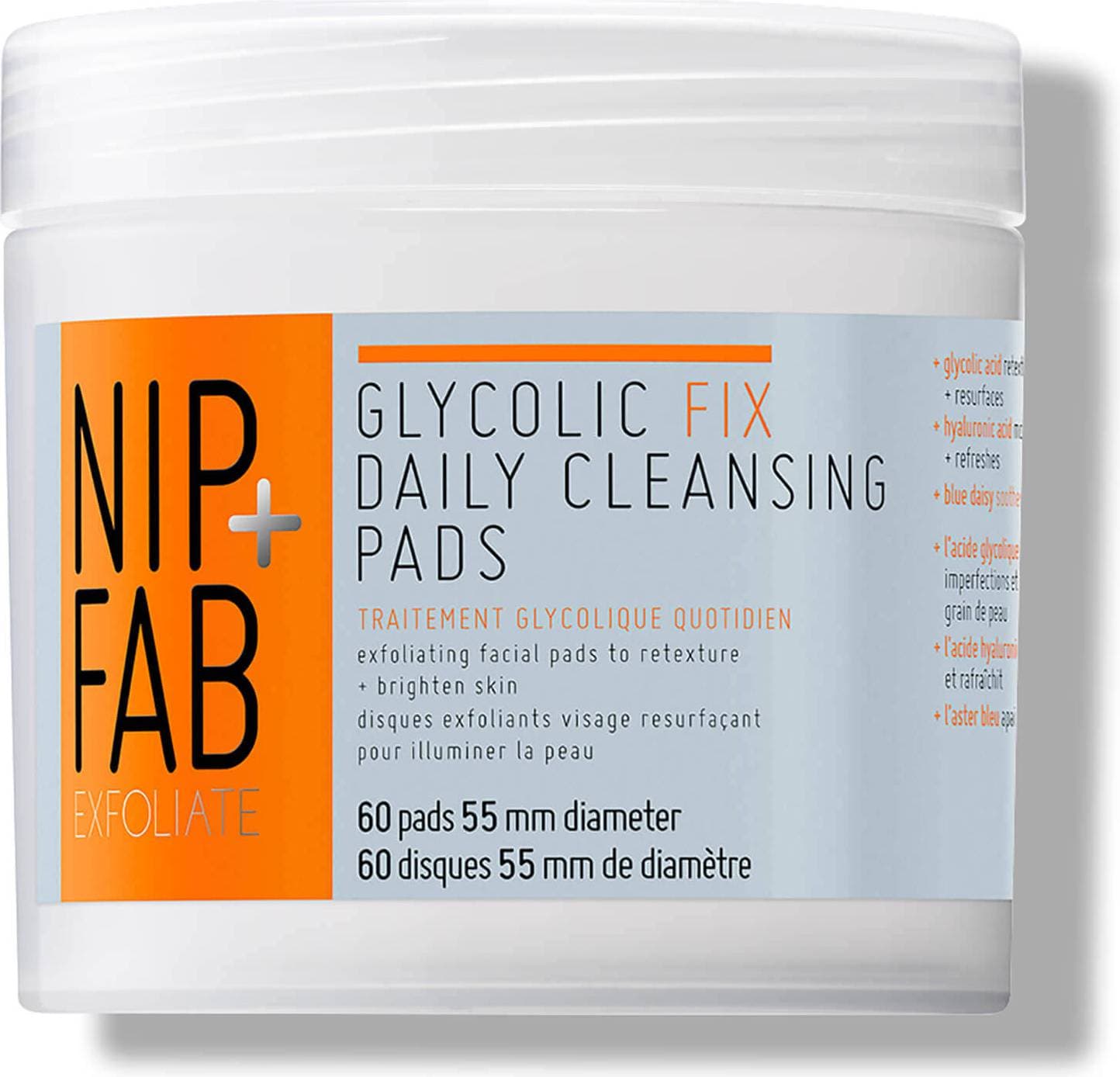 Nip+Fab Glycolic Fix Daily Cleansing Pads 60-pack