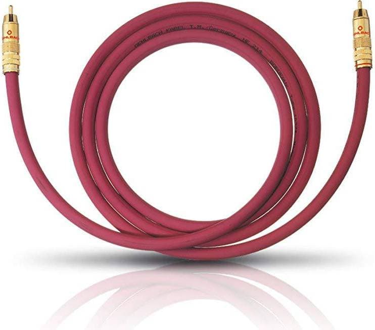 Oehlbach NF 214 Subwoofer 1RCA - 1RCA 1m