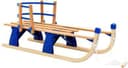vidaXL Hopfällbar kälke med ryggstöd 110cm
