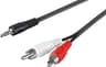 Goobay 3.5 mm - 2RCA M-M 10m