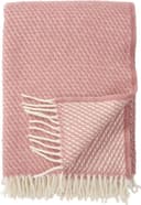 Klippan Yllefabrik Velvet Filt Rosa (200x130cm)