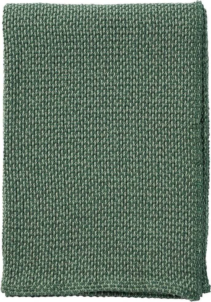 Klippan Yllefabrik Basket Filt Grön (180x130cm)