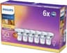 Philips Spot LED Lamps 5W GU10 6-pack