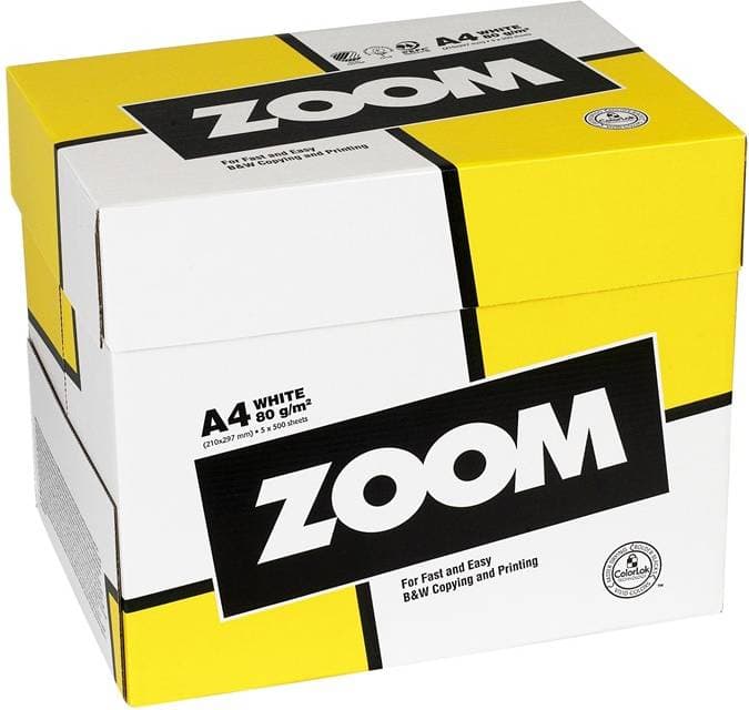 Zoom Copy Paper A4 Punched 80g/m² 2500st