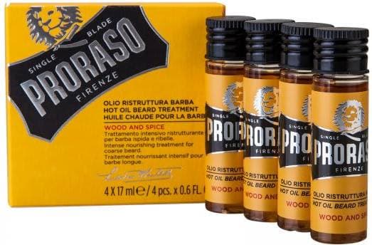 Proraso Hot Oil Beard Treatment 4-pack