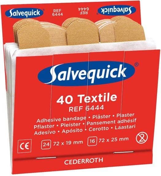 Cederroth Salvequick Textile 40-pack Refill