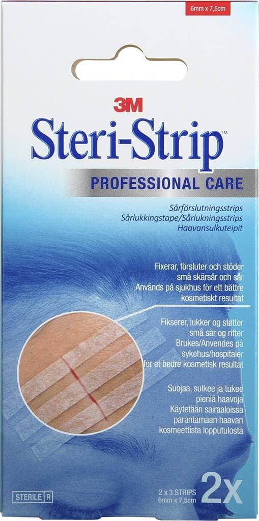 3M Steristrip Brun 6x75mm 6-pack