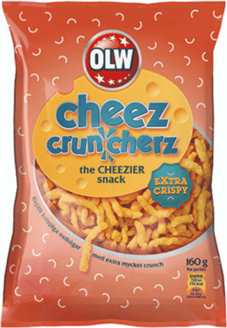 Olw Extra Crispy Cheez Cruncherz 160g