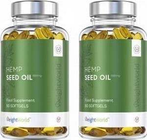 WeightWorld Hemp Seed Oil Softgels 180 st