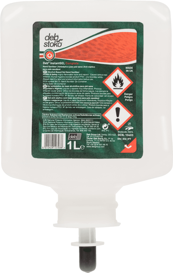 Deb-Stoko Instantgel Complete Hand Sanitiser 1000ml