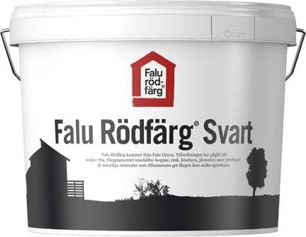 Falu Rödfärg Original Träfärg Svart 5L