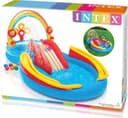 Intex Rainbow Ring Inflatable Play Center w/ Slide