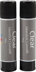Creotime Clear Glue Stick Round 2x10g