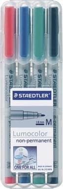 Staedtler Lumocolor Non Permanent Pen 315 1mm 4-pack