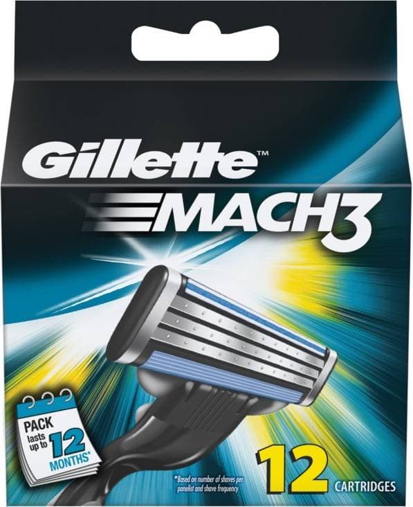 Gillette Mach3 12-pack