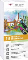 Tombow ABT dubbel pensel penna pastell 18-pack