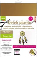 Vaessen Shrink Plastic A4 Gold 4 sheets