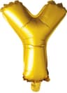 Hisab Joker Foil Ballon Letter Y Gold
